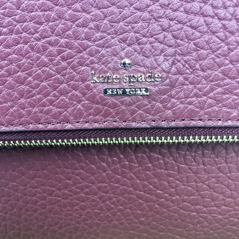 β¬οΈNWT Kate Spade Carter Georgia Cherrywood Satchel - Picture 6 of 12